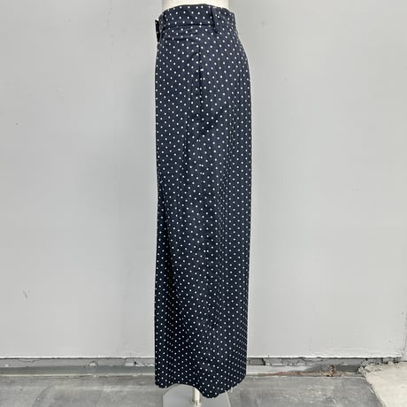 【PROVOKE】dot tuck super wide pants