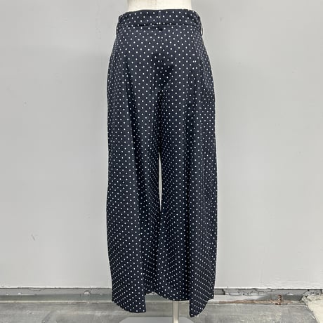【PROVOKE】dot tuck super wide pants