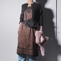 【ARCHIVE STANCE】leopard lace slip dress