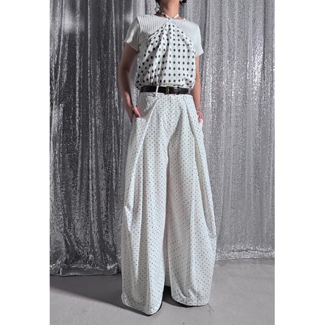 【PROVOKE】dot holter neck tunic