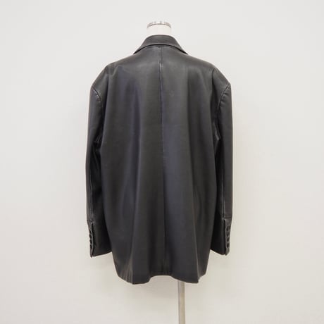 【PROVOKE】　pigment fake leather big jacket