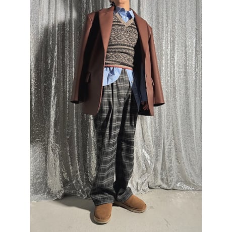 【PROVOKE】fair isle vest