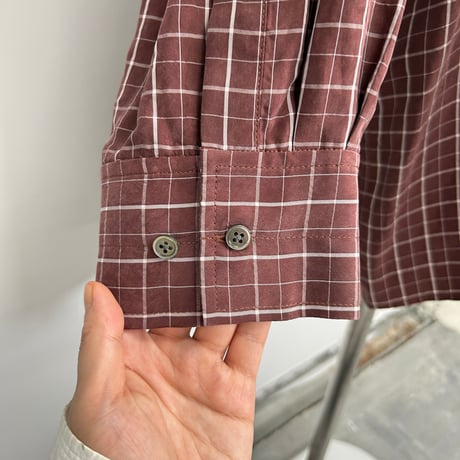 【PROVOKE】cupro check big shirt
