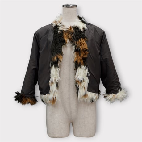 【ARCHIVE STANCE】mix shaggy fake fur JK