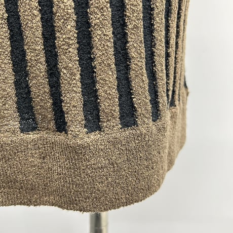 【PROVOKE】loopyarn stripe vest