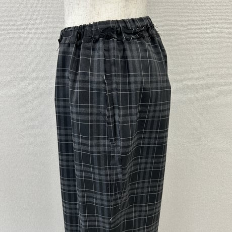 【PROVOKE】check drawstring pants