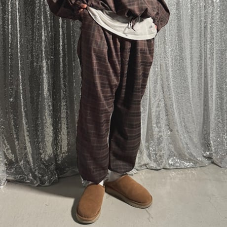 【PROVOKE】check drawstring pants