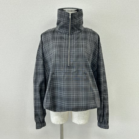 【PROVOKE】half zip check shirt