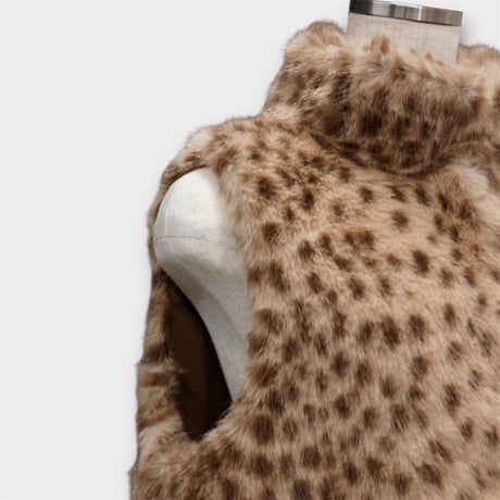 【ARCHIVE STANCE】fake fur mini vest