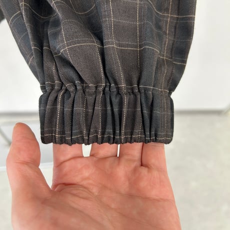 【PROVOKE】half zip check shirt