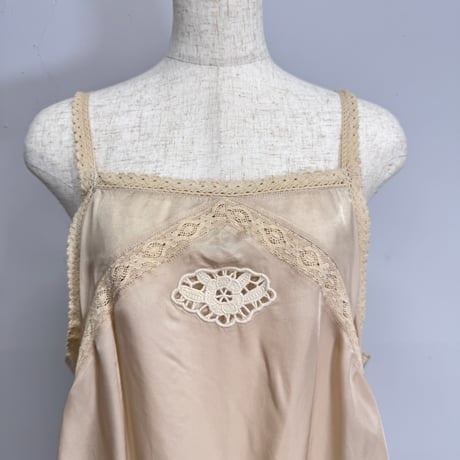 【ARCHIVE STANCE】cupro  lace  slip dress