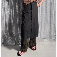【PROVOKE】sheer wrap skirt
