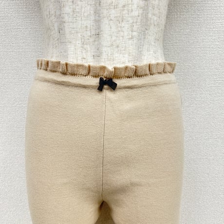 【PROVOKE】frill hem cropped knit pants