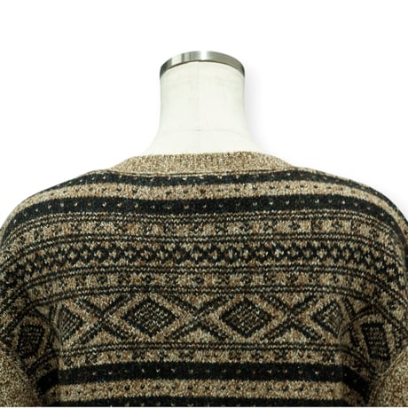 【PROVOKE】fair isle cocoon cardigan
