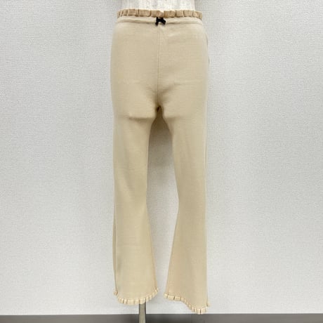 【PROVOKE】frill hem cropped knit pants