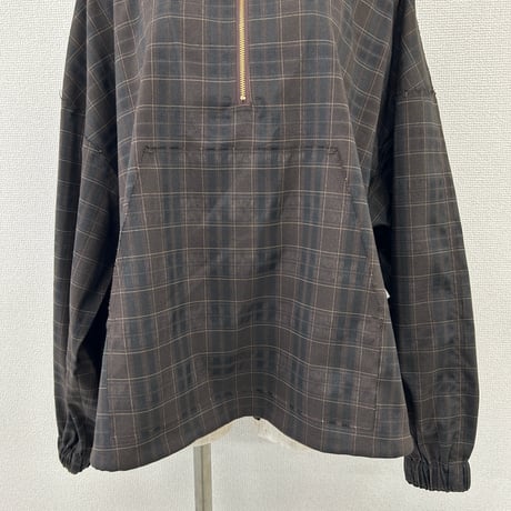 【PROVOKE】half zip check shirt
