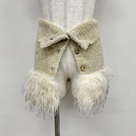 【PROVOKE】transform fake fur knit