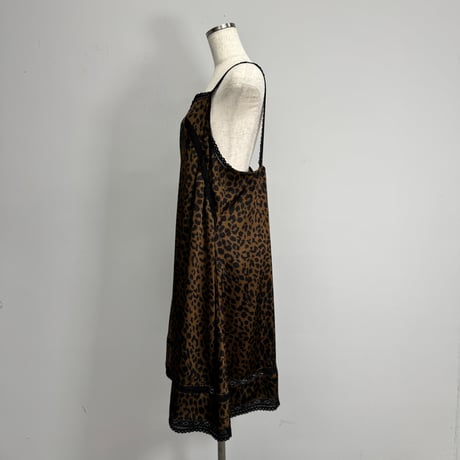 【ARCHIVE STANCE】leopard lace slip dress