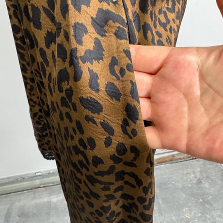 【ARCHIVE STANCE】leopard lace slip dress