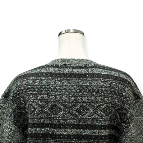 【PROVOKE】fair isle cocoon cardigan