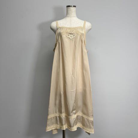 【ARCHIVE STANCE】cupro  lace  slip dress
