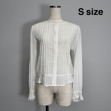 【ARCHIVE STANCE】pintuck blouse