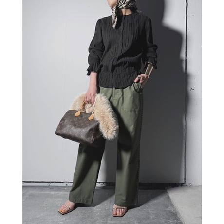 【ARCHIVE STANCE】pintuck blouse