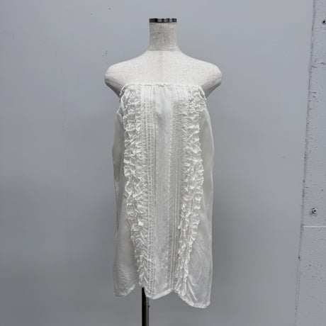 【ARCHIVE STANCE】washable cupro frill skirt