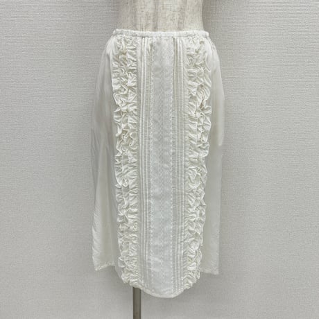 【ARCHIVE STANCE】washable cupro frill skirt