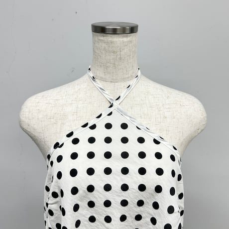 【PROVOKE】dot holter neck tunic