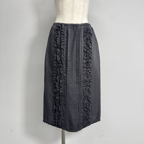 【ARCHIVE STANCE】washable cupro frill skirt
