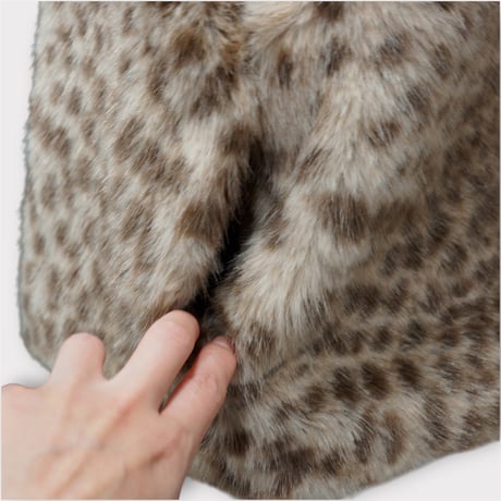 【ARCHIVE STANCE】fake fur mini vest