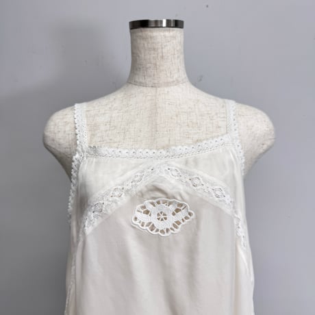 【ARCHIVE STANCE】cupro  lace  slip dress