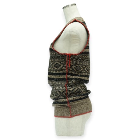 【PROVOKE】fair isle vest
