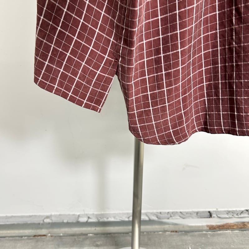 PROVOKE】cupro check big shirt | STORE by PROVO