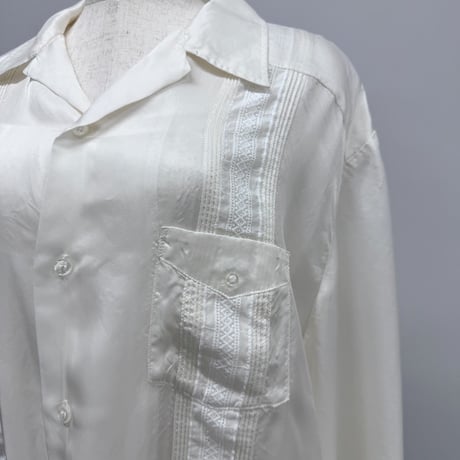 【ARCHIVE STANCE】 cupro cuba shirt JK