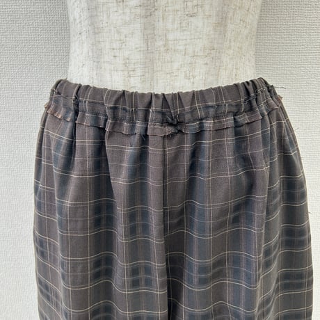 【PROVOKE】check drawstring pants