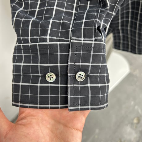 【PROVOKE】cupro check big shirt