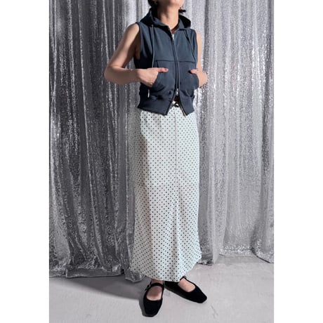 【PROVOKE】sheer dot skirt