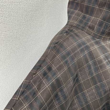 【PROVOKE】half zip check shirt