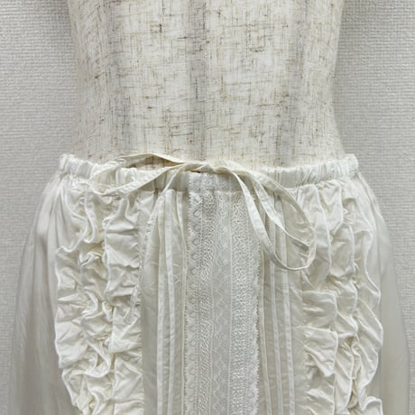 【ARCHIVE STANCE】washable cupro frill skirt