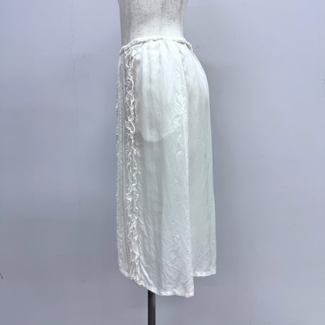 【ARCHIVE STANCE】washable cupro frill skirt