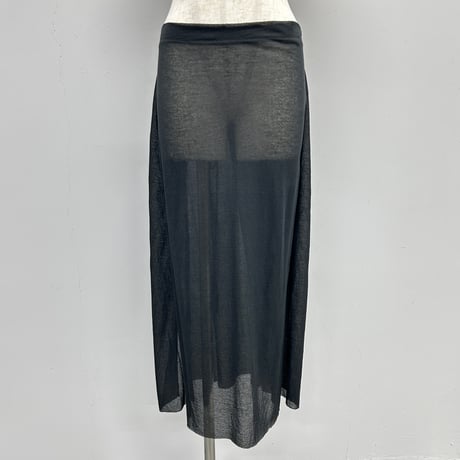 【PROVOKE】sheer wrap skirt