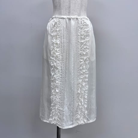 【ARCHIVE STANCE】washable cupro frill skirt
