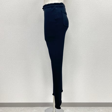 【PROVOKE】frill hem cropped knit pants