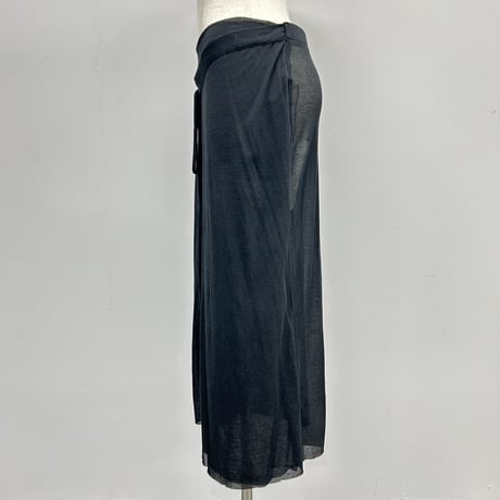 【PROVOKE】sheer wrap skirt