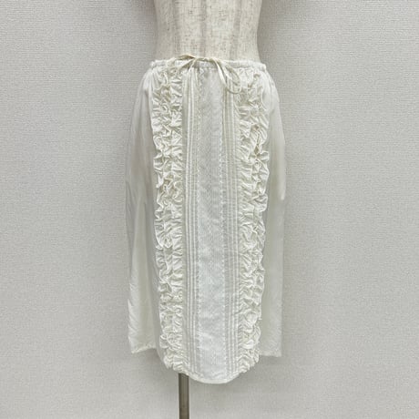 【ARCHIVE STANCE】washable cupro frill skirt