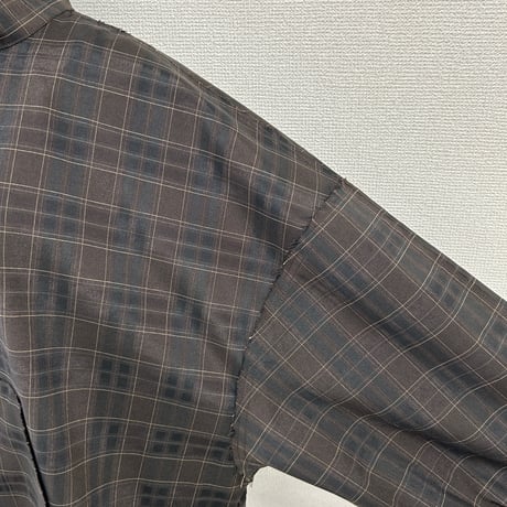 【PROVOKE】half zip check shirt