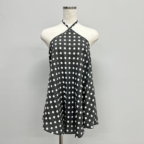 【PROVOKE】dot holter neck tunic