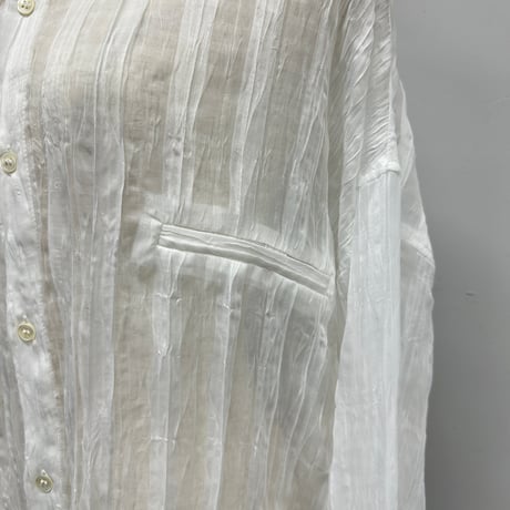 【PROVOKE】sheer check big shirt
